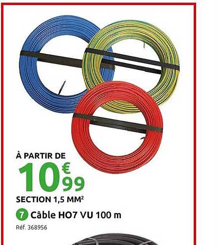 câble ho7 vu 100 m