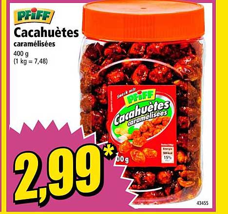 Cacahuètes Caramélisées Pfiff