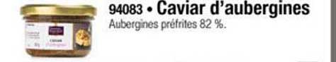 caviar d'aubergines