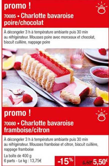 charlotte bavaroise poire chocolat charlotte bavaroise framboise citron