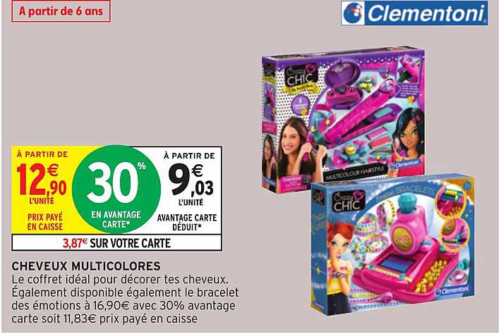 Cheveux Multicolores