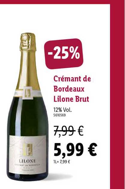 Crémant De Bordeaux Lilone Brut