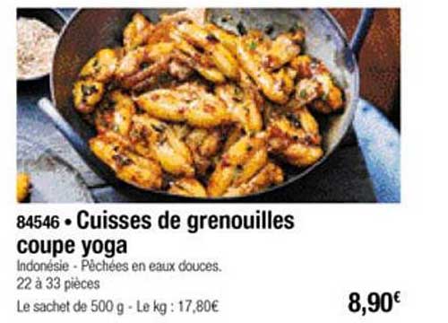 cuisses de grenouilles coupe yoga