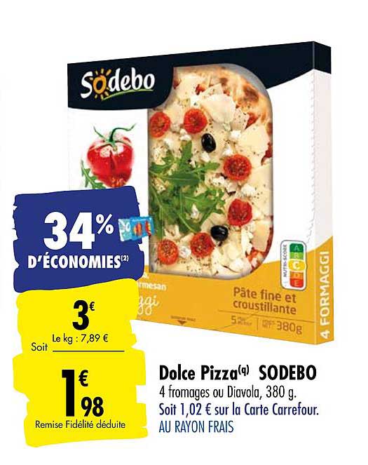 Dolce Pizza Sodebo