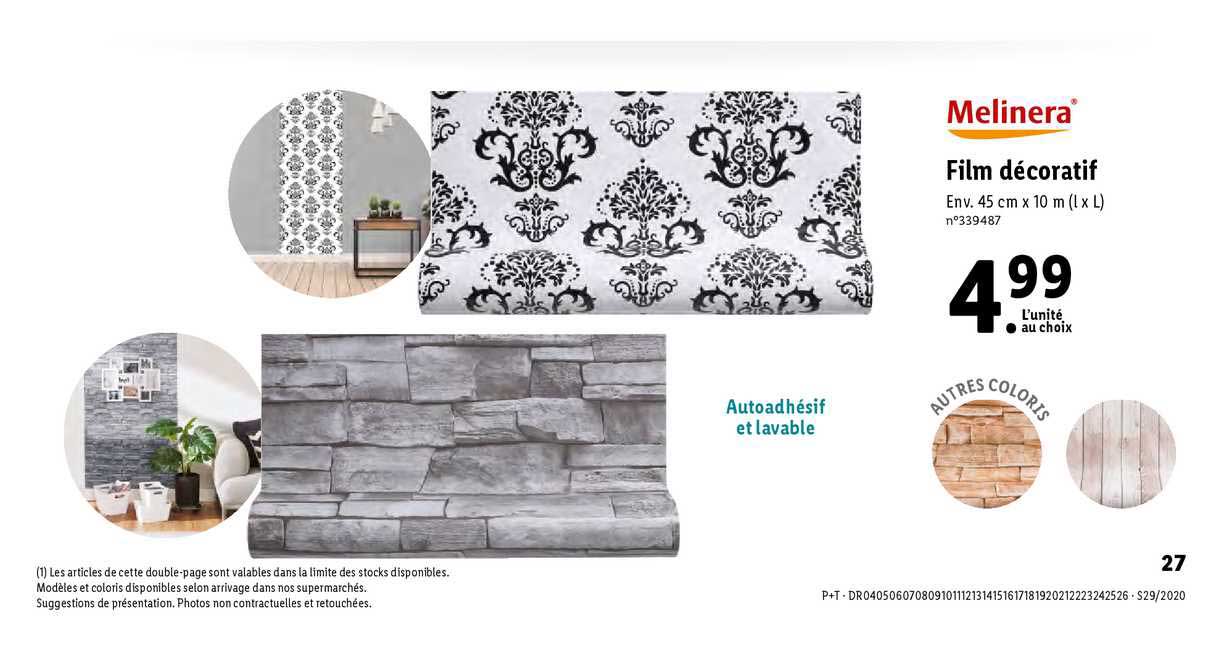 film décoratif melinera