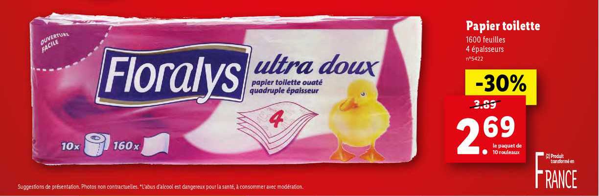 Floralys Papier Toilette