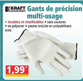 gants de précision multi usage kraft werkzeuge