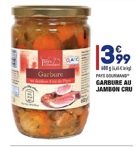 garbure au jambon cru pays gourmand