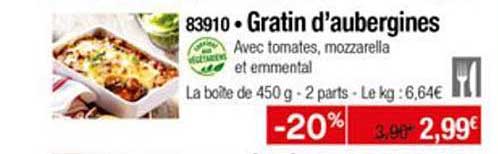 gratin d'aubergines