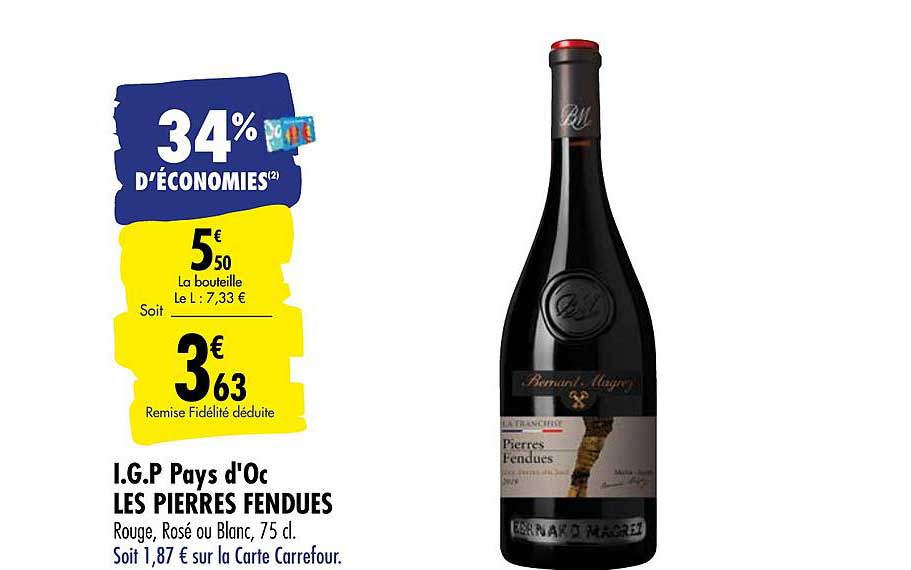 i.g.p pays d'oc les pierres fendues