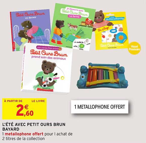 l'été avec petit ours brun bayard