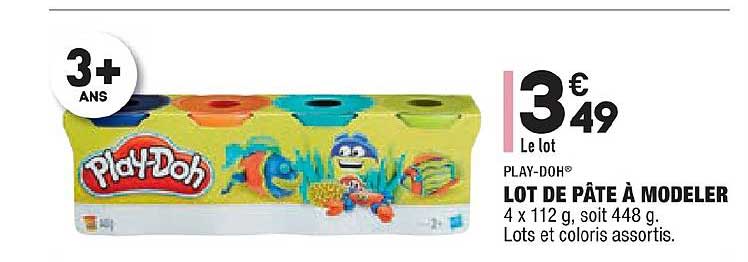 lot de pâte à modeler play doh