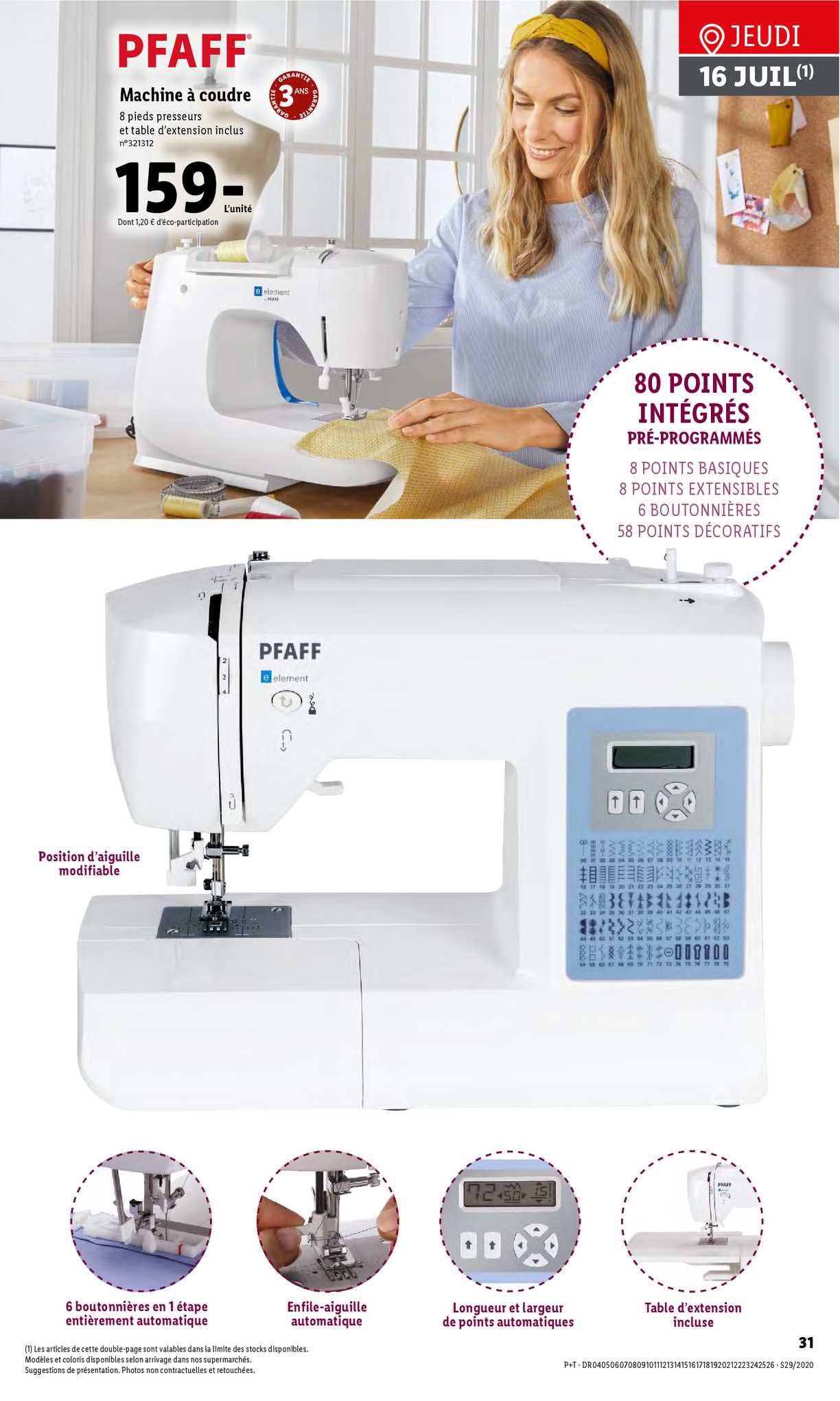 Machine à Coudre Pfaff