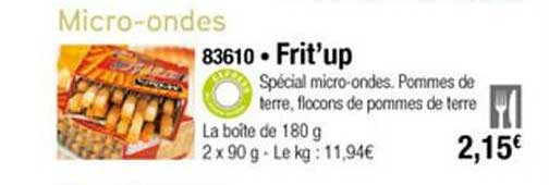 micro ondes frit'up