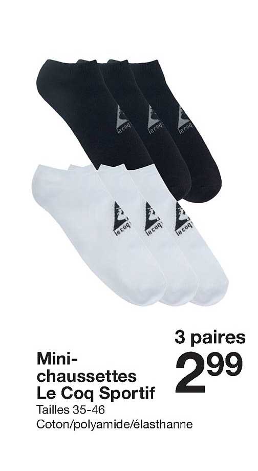 mini chaussettes le coq sportif