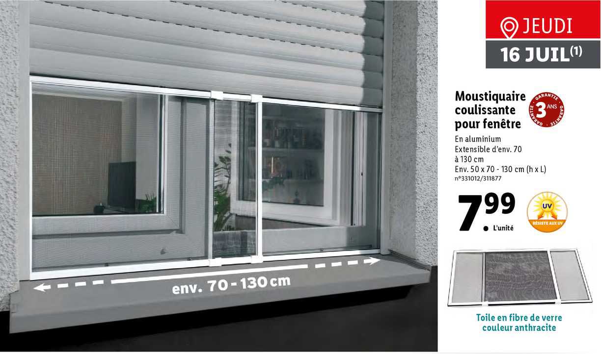 Moustiquaire Coulissante Pour Fenêtre