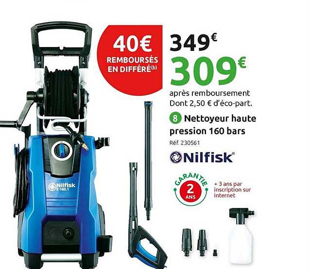 nettoyeur haute pression 160 bars nilfisk