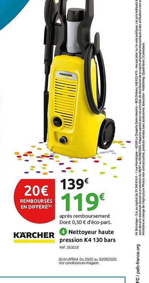 nettoyeur haute pression k4 130 bars kärcher