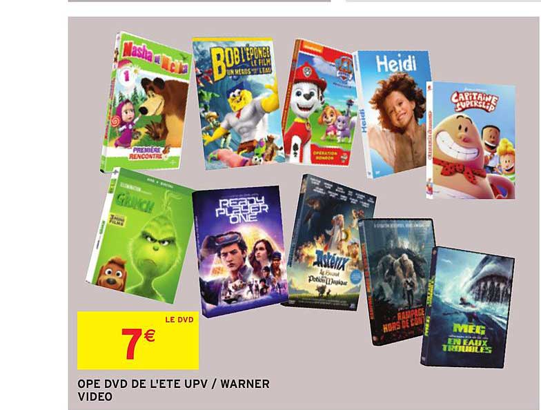 ope dvd de l'été upv warner video