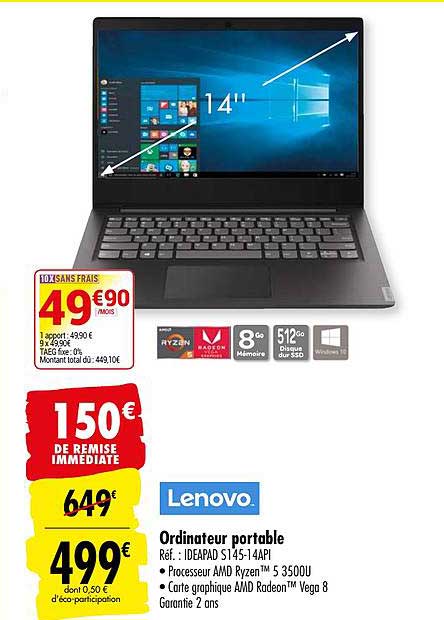 Ordinateur Portable Lenovo