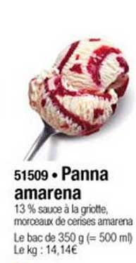 panna amarena