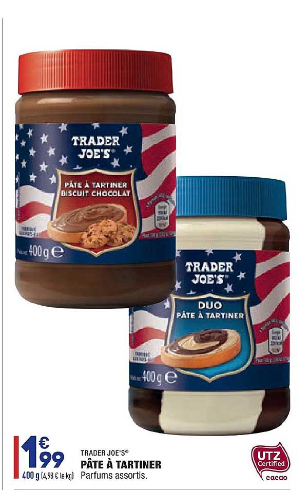 pâte à tartiner trader joe's