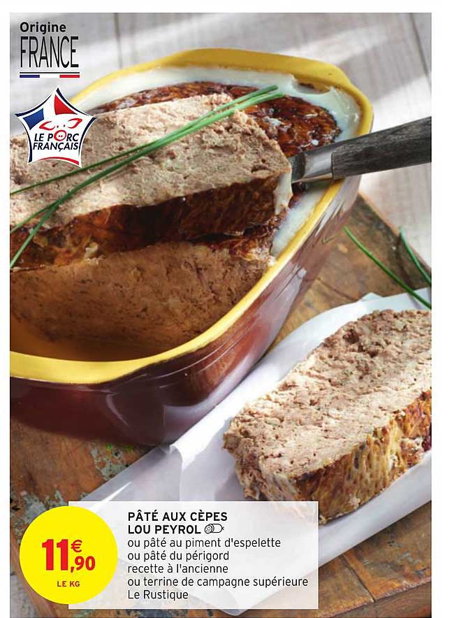 Pâté Aux Cèpes Lou Peyrol