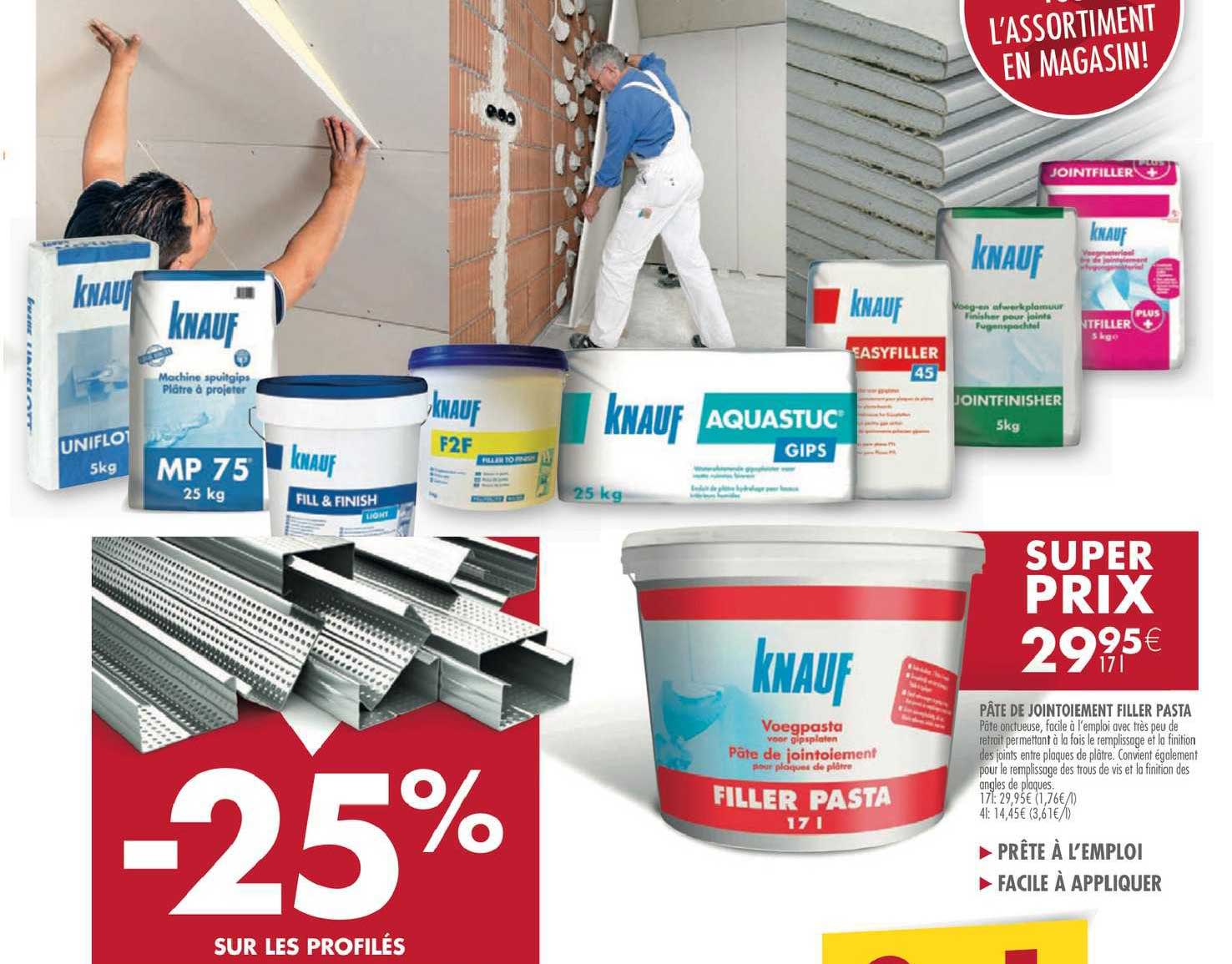 pâte de jointoiement filler pasta