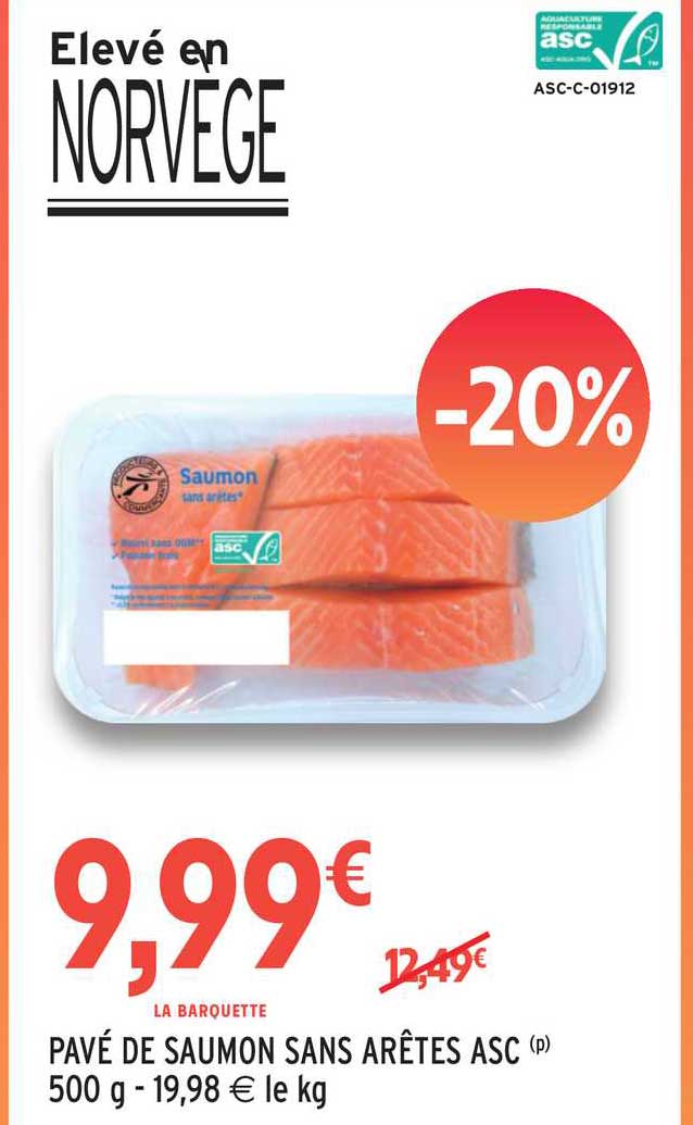 pavé de saumon sans arêtes asc