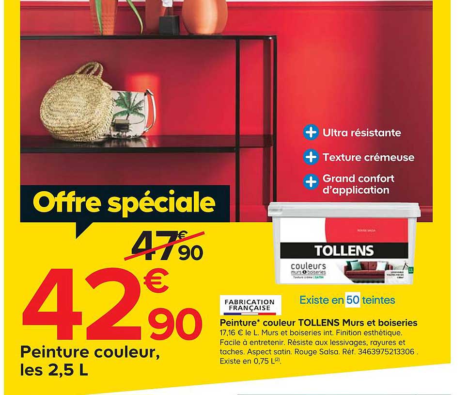 peinture couleur tollens murs et boiseries