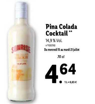 Pina Colada Cocktail