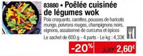 Poêlée Cuisinée De Légumes Wok