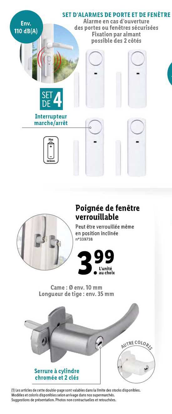 Poignée De Fenêtre Verrouillable