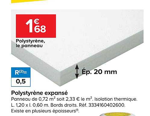 polystyrène expansé