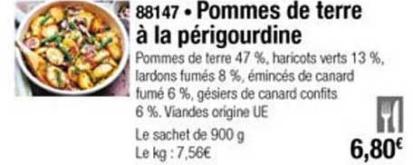 pommes de terre à la périgourdine