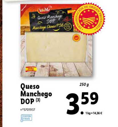 queso manchego dop