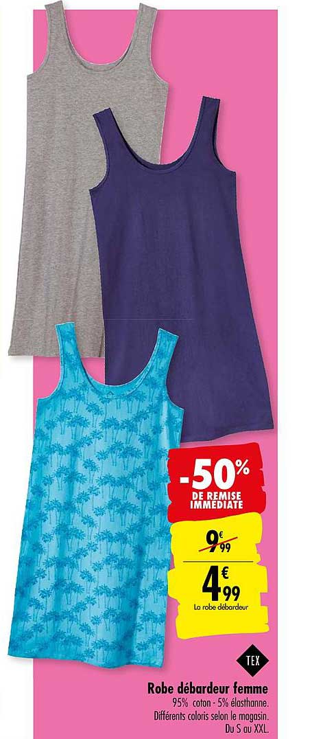 Robe Débardeur Femme Tex -50% De Remise Immédiate