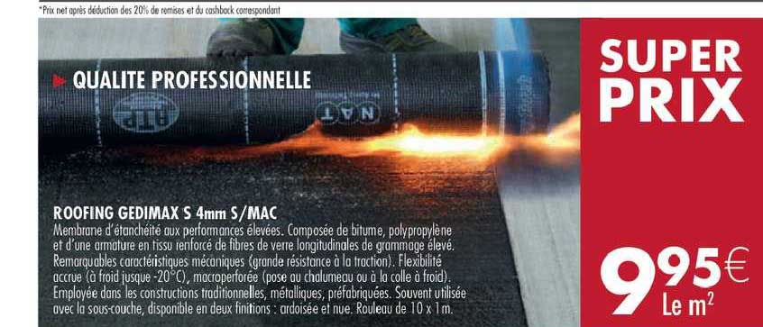 roofing gedimax s 4mm s mac