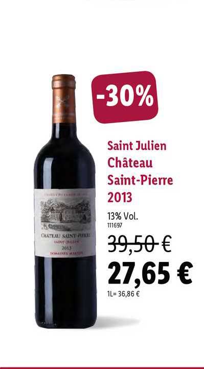 Saint Julien Château Saint Pierre 2013