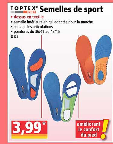 Semelles De Sport Toptex