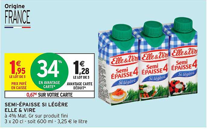 semi épaisse si légère elle&vire