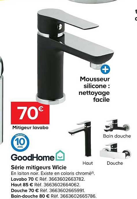 Série Mitigeurs Wicie Goodhomme