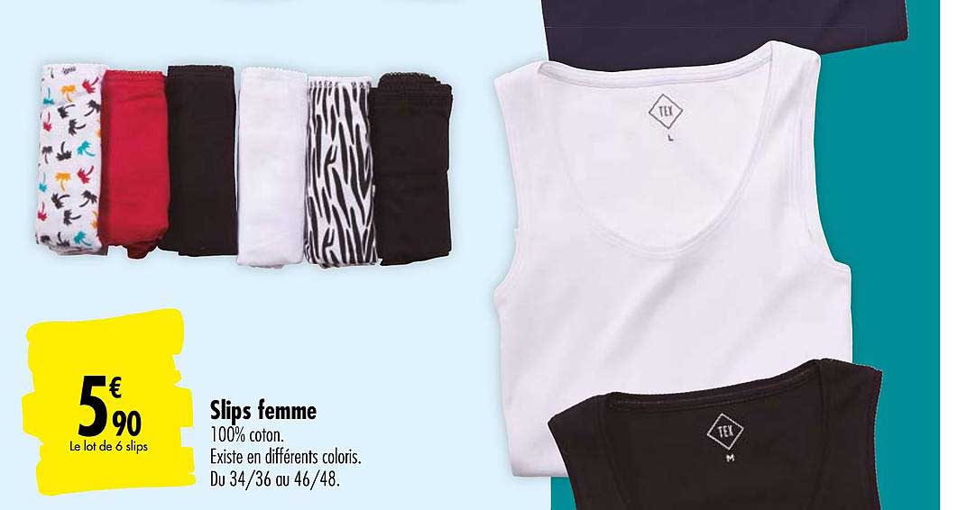 Slips Femme