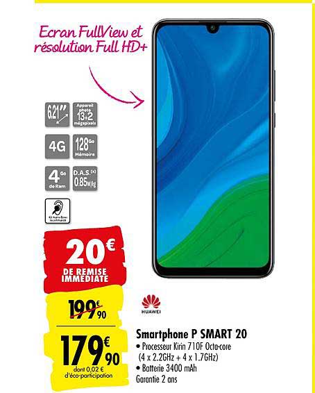 smartphone p smart 20 huawei