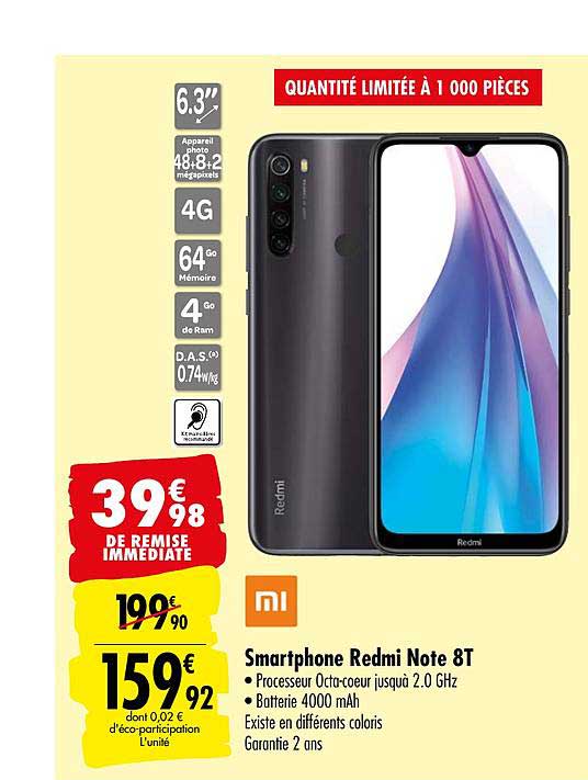 Smartphone Redmi Note 8t
