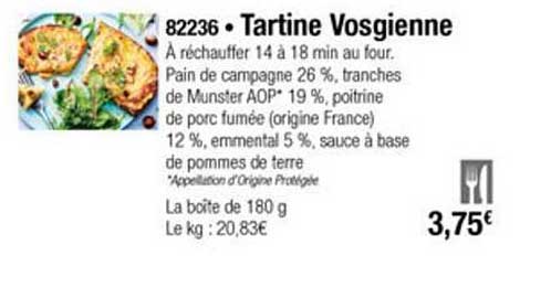 tartine vosgienne