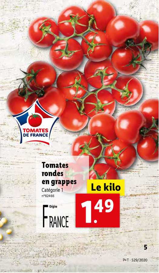 Tomates Rondes En Grappes
