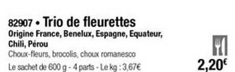 Trio De Fleurettes