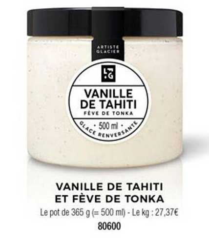 vanille de tahiti et fève de tonka