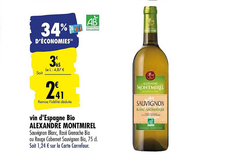 vin d'espagne bio alexandre montmirel